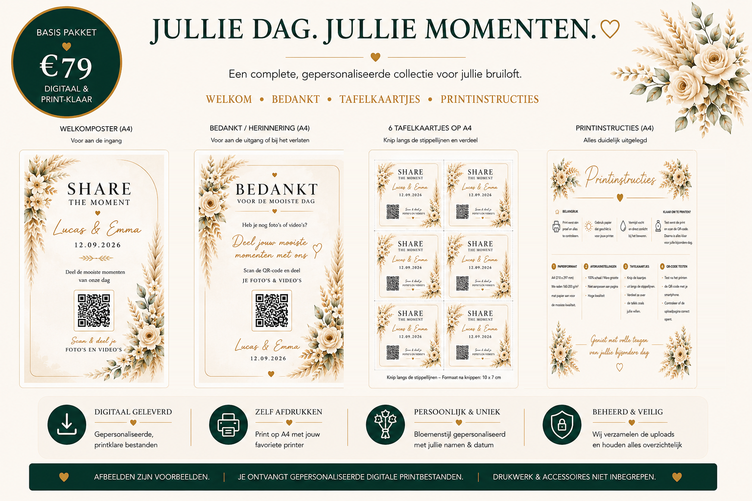 Share the Moment — Basis Pakket Bruiloft